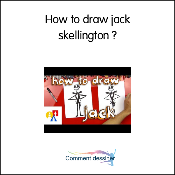 How to draw jack skellington